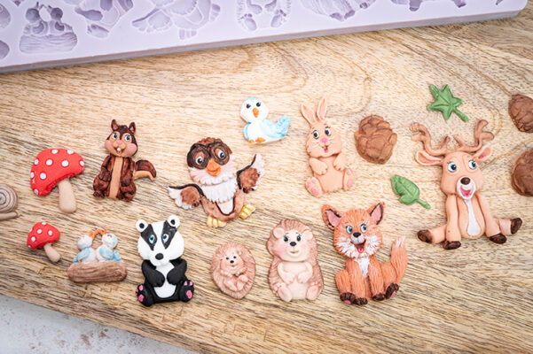 Woodland Animals Silicone Mould Woodland Animals Silicone Mould