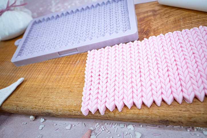 Chunky Knit Silicone Mould - Image 2
