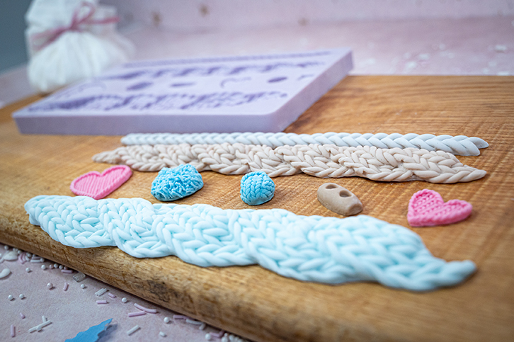 Cable Knit Silicone Mould