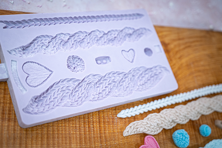 Cable Knit Silicone Mould