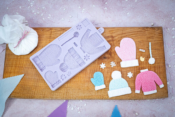 Knitwear Cookie Silicone Mould Knitwear Cookie Silicone Mould