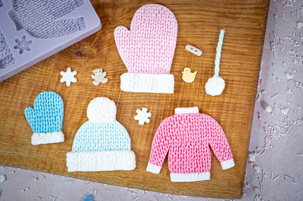 Knitwear Cookie Silicone Mould Knitwear Cookie Silicone Mould