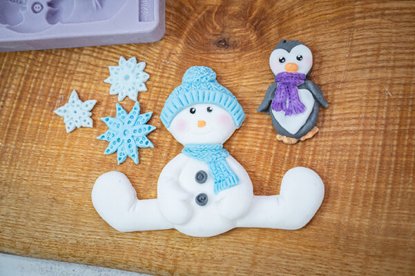 Sitting Snowman Silicone Mould Sitting Snowman Silicone Mould