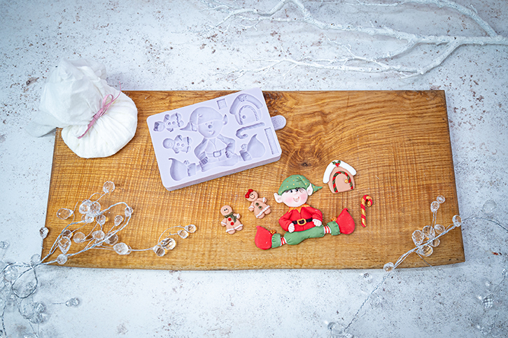 Sitting Elf Silicone Mould