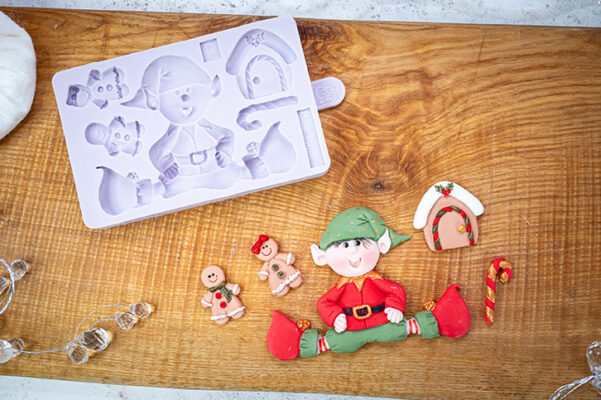 Sitting Elf Silicone Mould