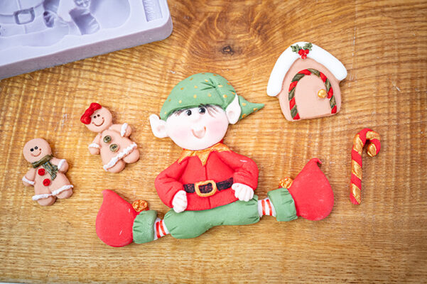 Sitting Elf Silicone Mould