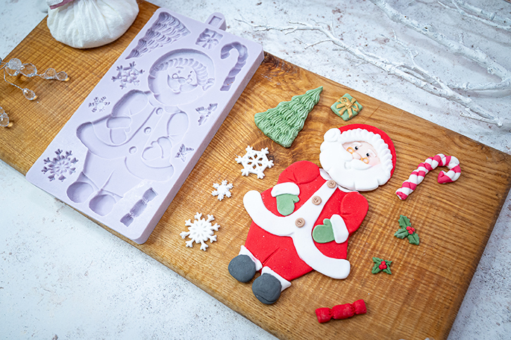Mr Claus Silicone Mould