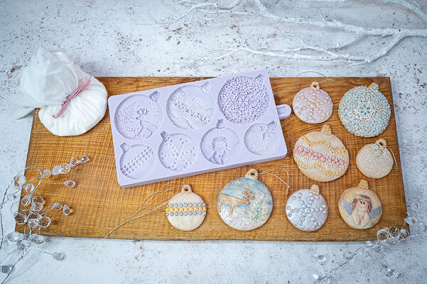 Christmas Baubles Silicone Mould