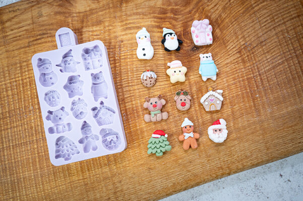 Miniature Christmas Silicone Mould Miniature Christmas Silicone Mould