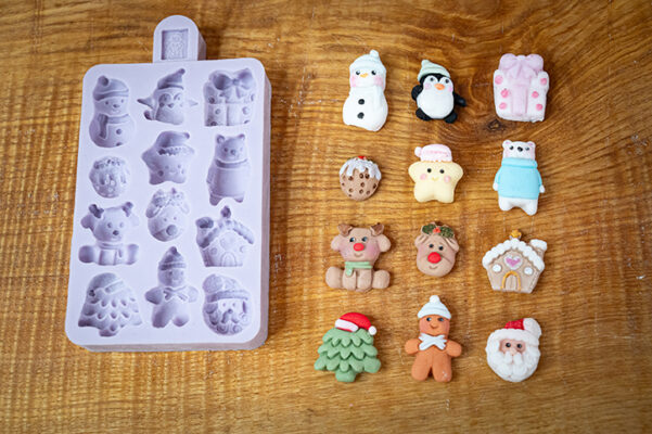 Miniature Christmas Silicone Mould Miniature Christmas Silicone Mould