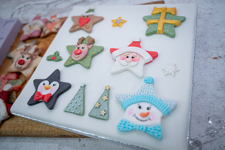 Christmas Stars Silicone Mould