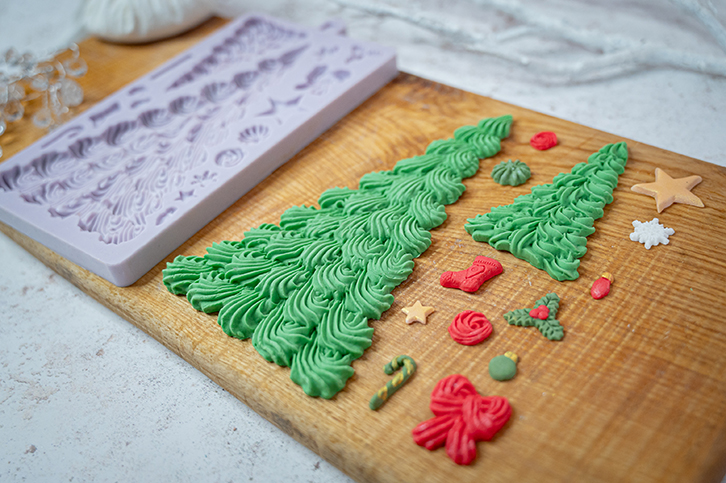 Large Buttercream Tree Silicone Mould