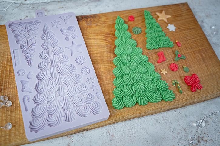 Large Buttercream Tree Silicone Mould