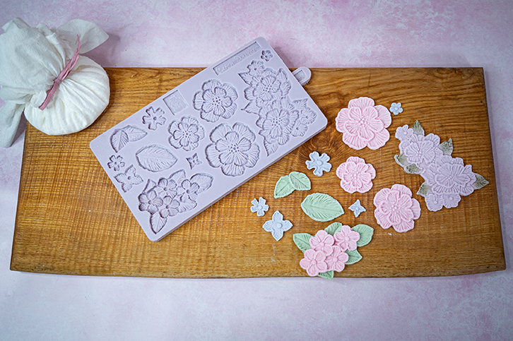 brush embroidery silicone mould