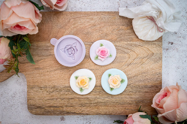 Cupcake Top – Rose Silicone Mould Cupcake Top - Rose Silicone Mould