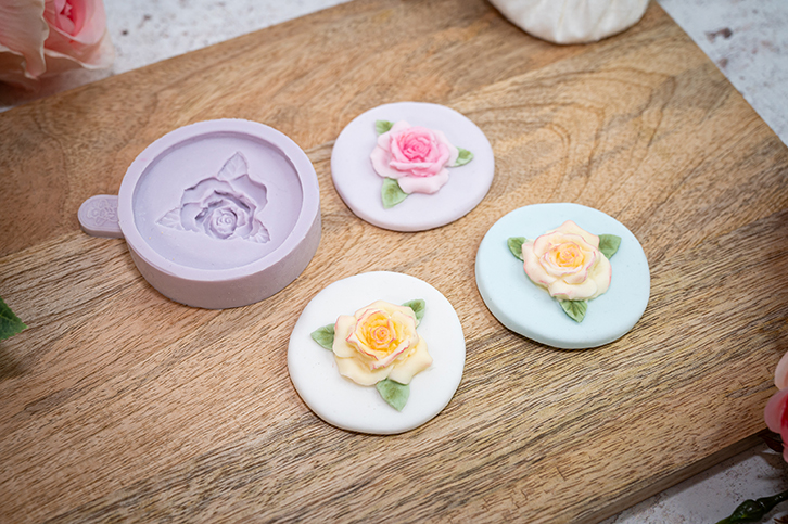 Cupcake Top - Rose Silicone Mould