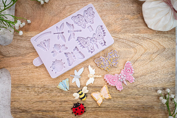 Butterfly & Insect Brooch Silicone Mould Butterfly & Insect Brooch Silicone Mould
