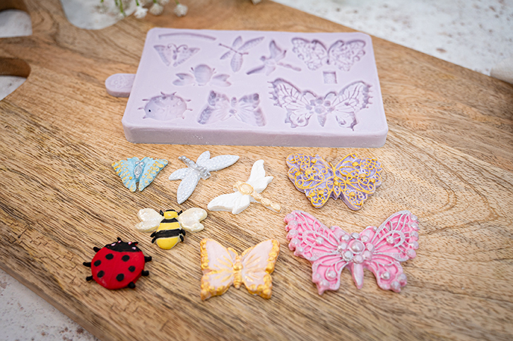 Butterfly & Insect Brooch Silicone Mould