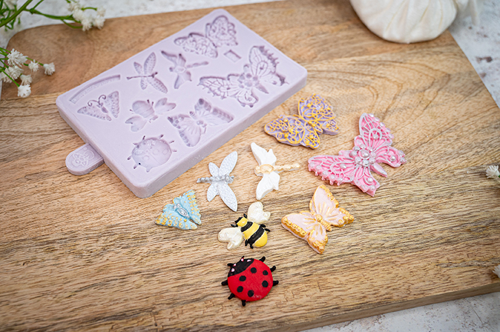 Butterfly & Insect Brooch Silicone Mould