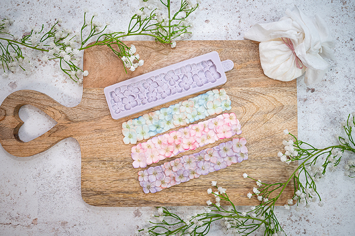 Hydrangea Border Silicone Mould