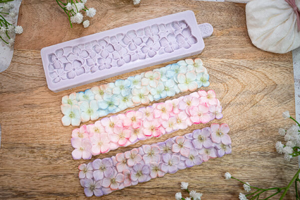 Hydrangea Border Silicone Mould