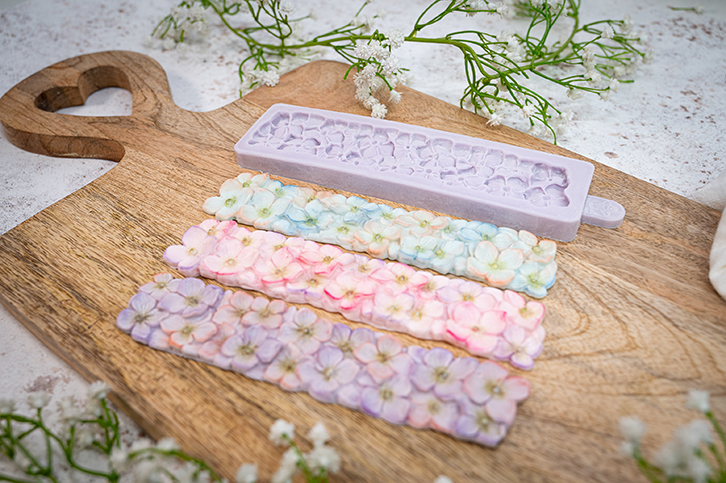 Hydrangea Border Silicone Mould