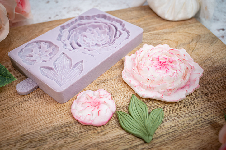 Peony Silicone Mould