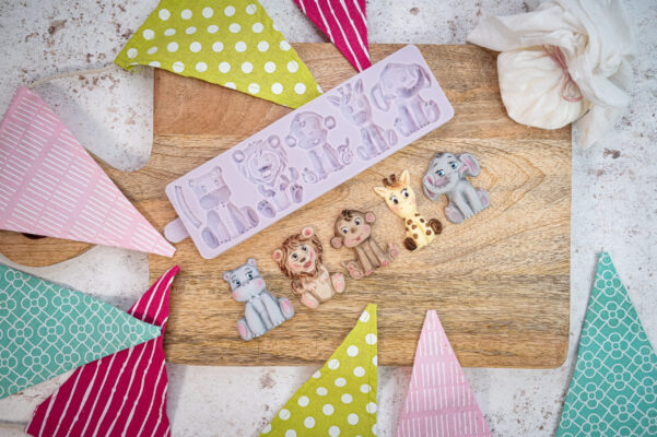 Jungle Animals Silicone Mould Jungle Animals Silicone Mould