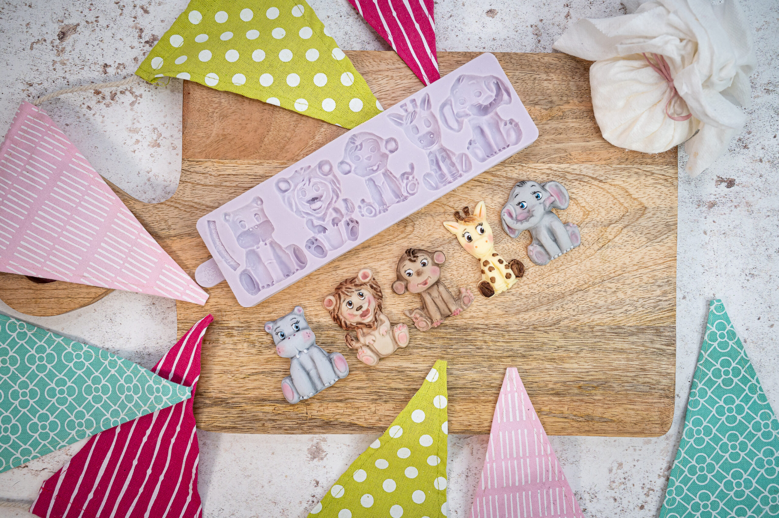 Jungle Animals Silicone Mould