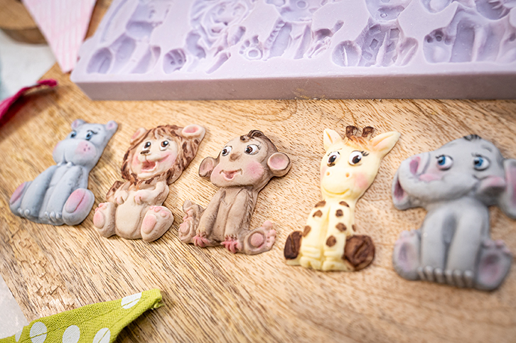 Jungle Animals Silicone Mould