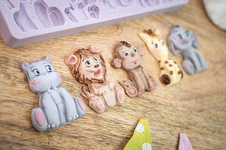 Jungle Animals Silicone Mould