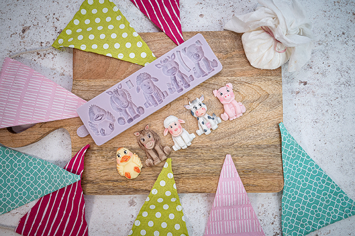 Farm Animals Silicone Mould