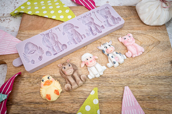 Farm Animals Silicone Mould Farm Animals Silicone Mould