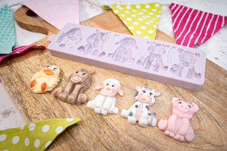 Farm Animals Silicone Mould