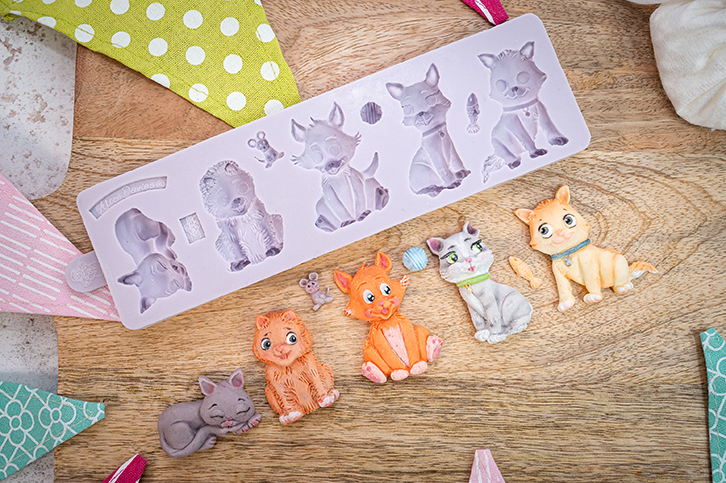 Cats Silicone Mould