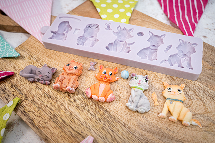 Cats Silicone Mould