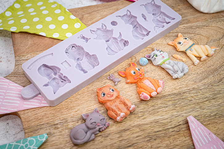 Cats Silicone Mould