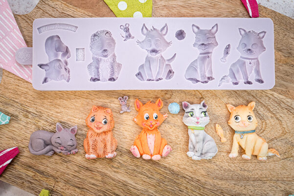 Cats Silicone Mould