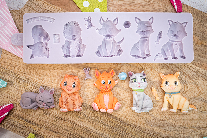 Cats Silicone Mould