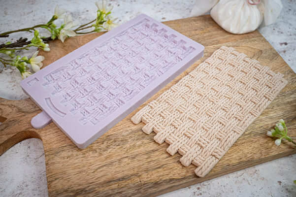 Rustic Basket Weave Silicone Mould Rustic Basket Weave Silicone Mould