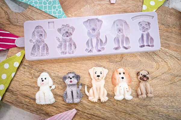 Dogs Silicone Mould Dogs Silicone Mould