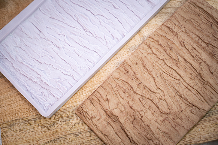 Rustic Woodland Bark Silicone Mould