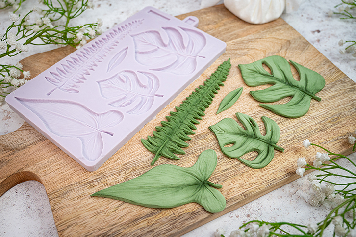 Tropical Leaves Silicone Mould
