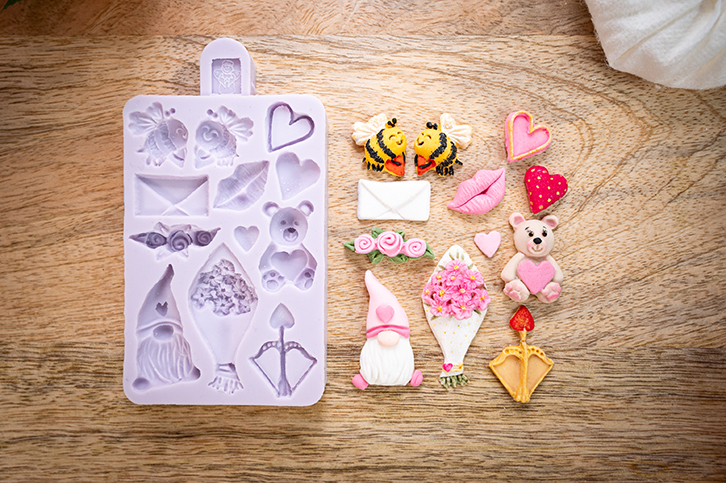 Miniature Valentines Silicone Mould