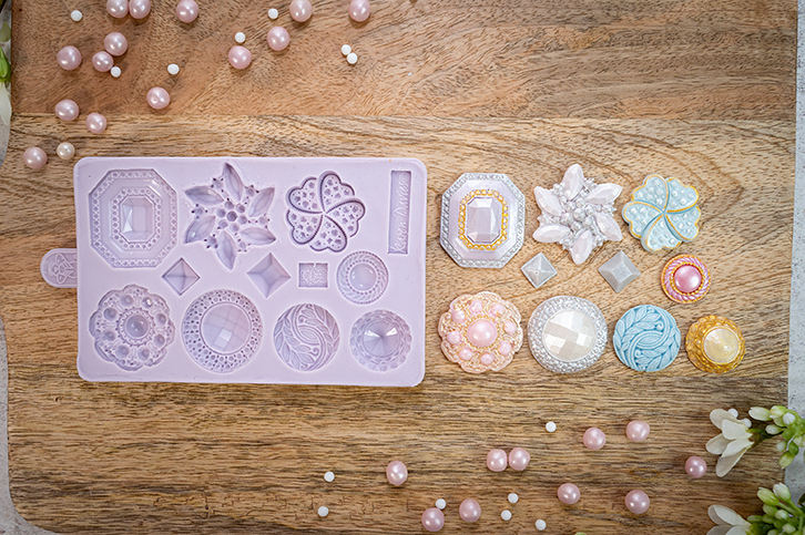 Vintage Brooch Silicone Mould