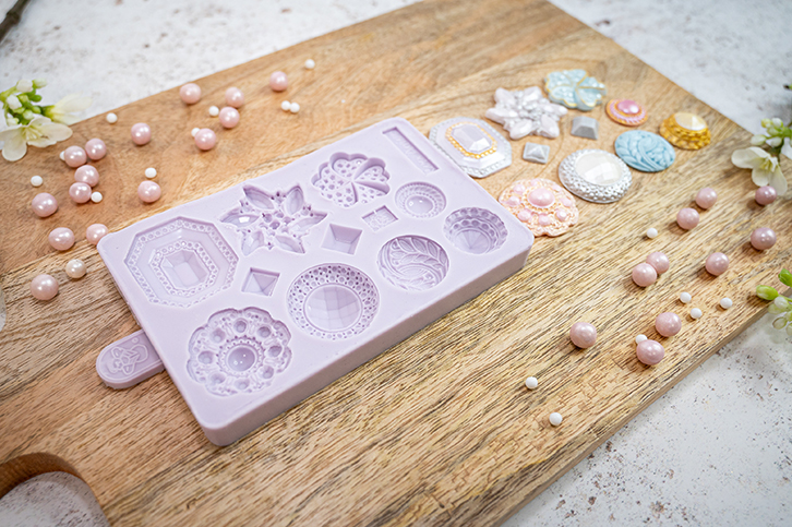 Vintage Brooch Silicone Mould