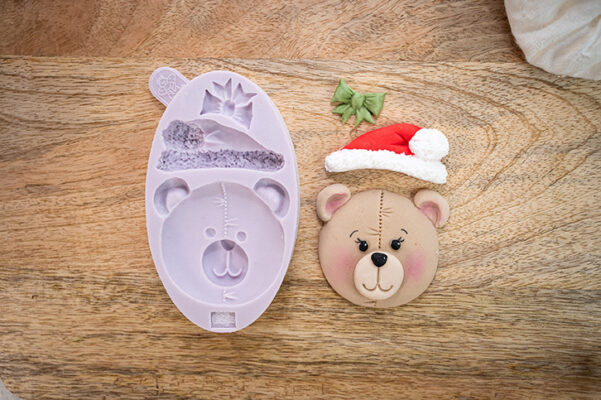 Cupcake Top – Teddy Face Silicone Mould Cupcake Top - Teddy Face Silicone Mould