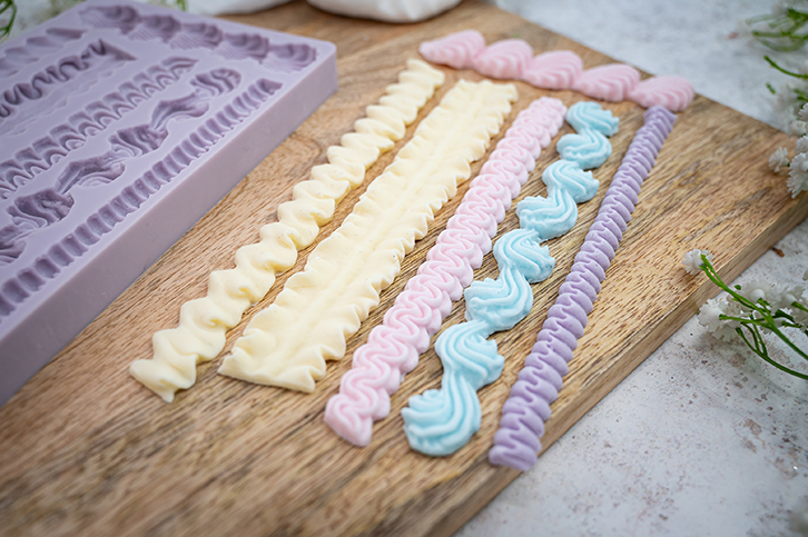 Large Lambeth Borders Silicone Mould