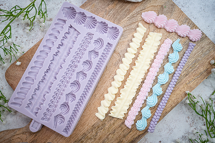 Large Lambeth Borders Silicone Mould