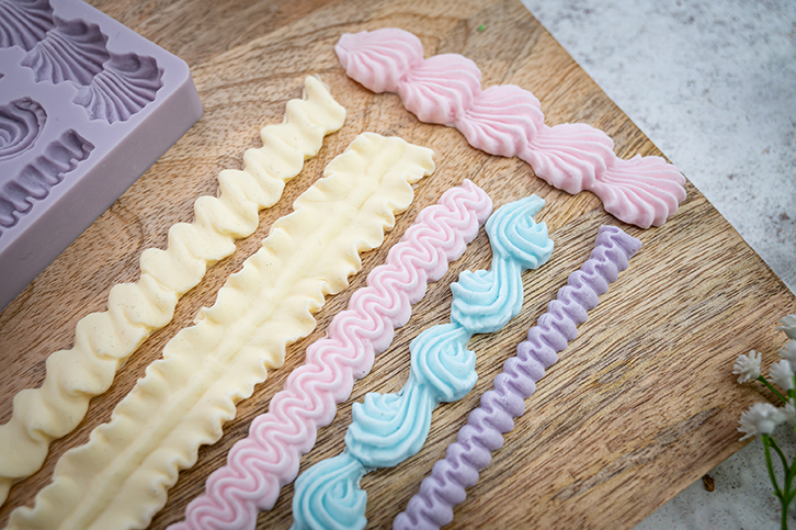 Large Lambeth Borders Silicone Mould